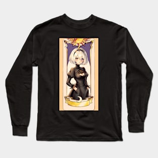 2b Tarot Card Long Sleeve T-Shirt